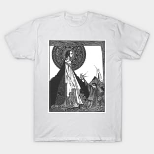 "I Would Call Aloud Upon Her Name" by Harry Clarke T-Shirt